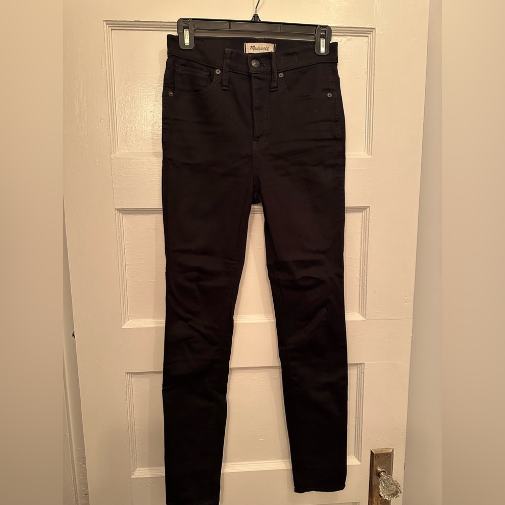 Madewell 10” Black High Rise Skinny